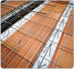 LAJE TRELIÇADA COM ENCHIMENTO EM LAJOTA CERÂMICA